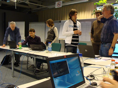 Strong discussion during the test phases